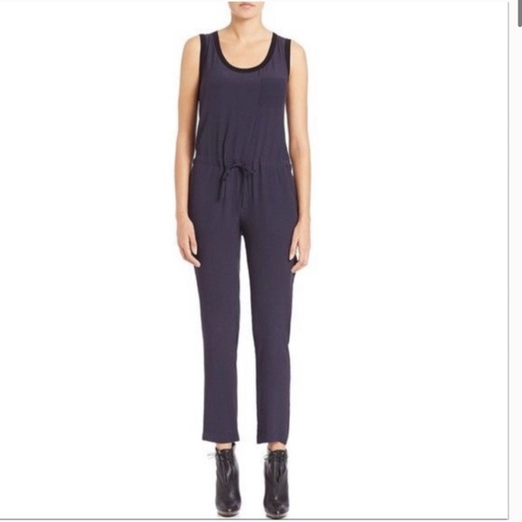 BURBERRY BRIT Navy Black Sleeveless JumpSuite - Picture 1 of 16